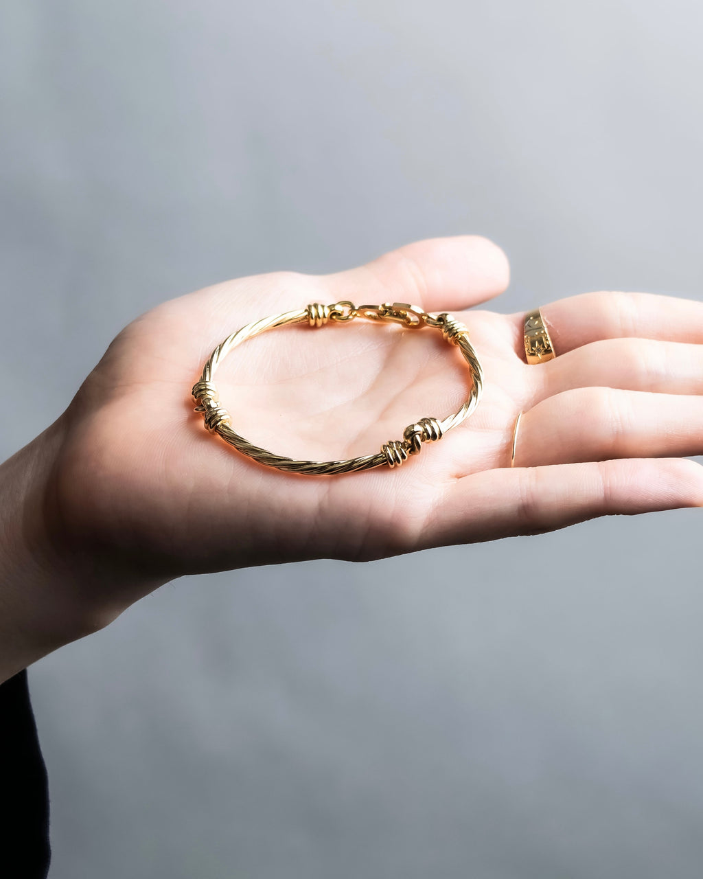 "DIOR" Twisted antique design bracelet