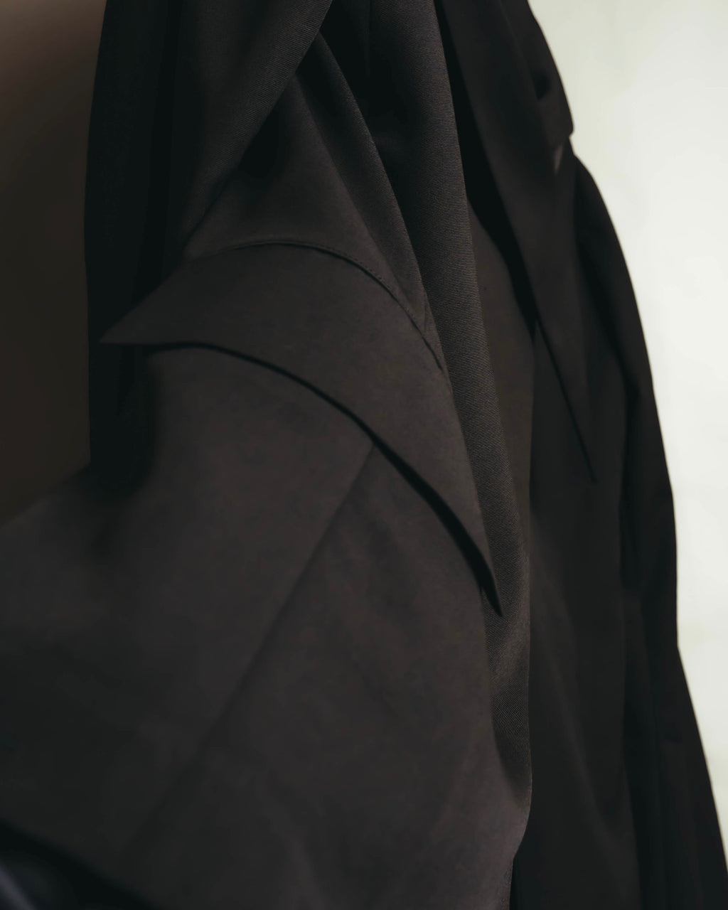 –SPECIAL– "Yohji Yamamoto" 98AW Sculptural asymmetric draped wool jacket