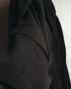 –SPECIAL– "Yohji Yamamoto" 98AW Sculptural asymmetric draped wool jacket