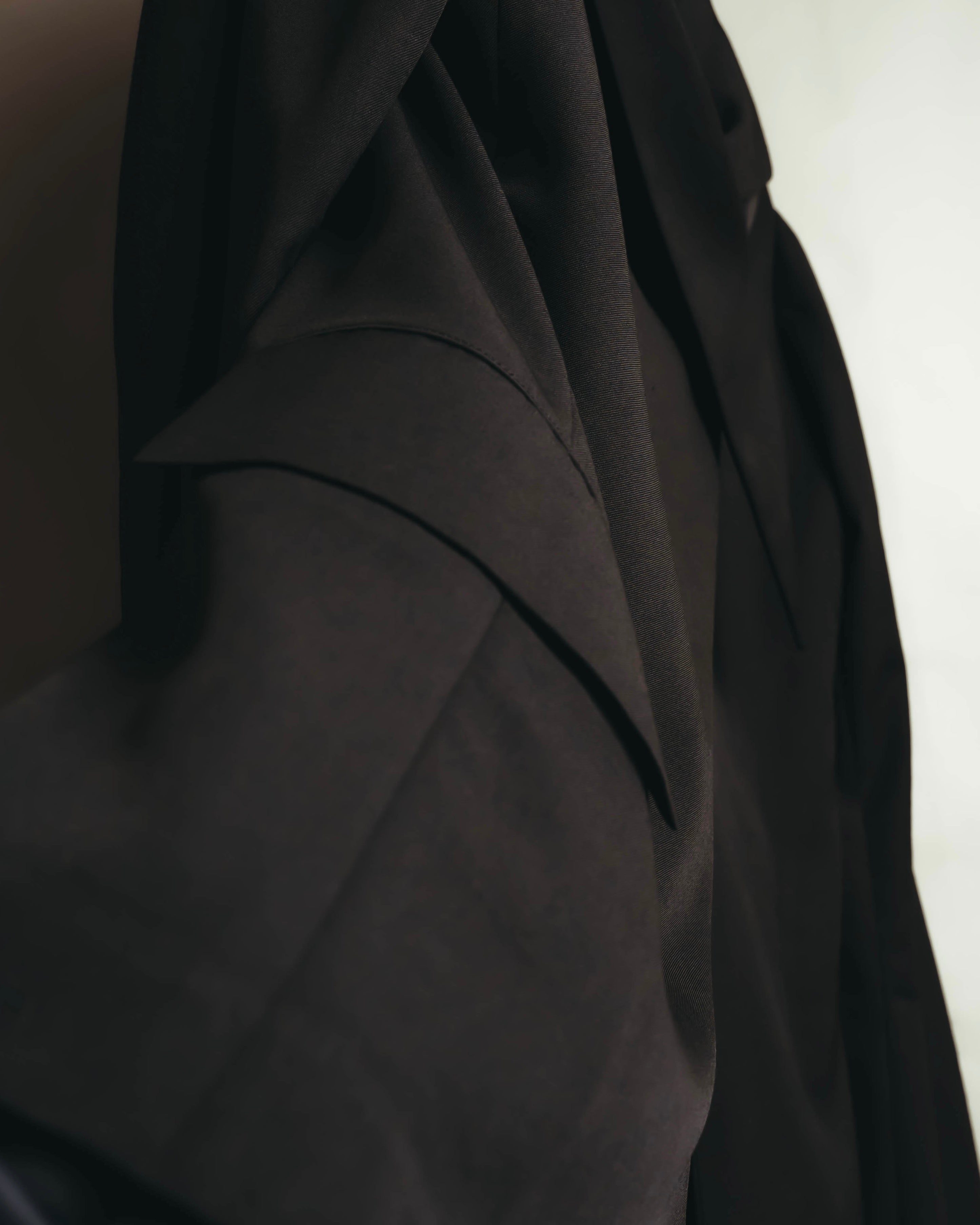 –SPECIAL– "Yohji Yamamoto" 98AW Sculptural asymmetric draped wool jacket