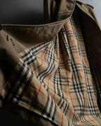 "Burberrys" Water-repellent cotton soutien colour trench coat