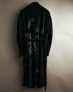 -SPECIAL- "Y’s" 2025's Discharge printed velvet long coat