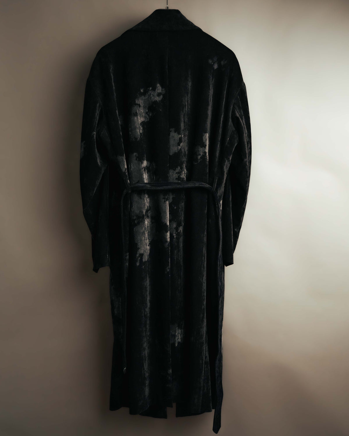 -SPECIAL- "Y’s" 2025's Discharge printed velvet long coat