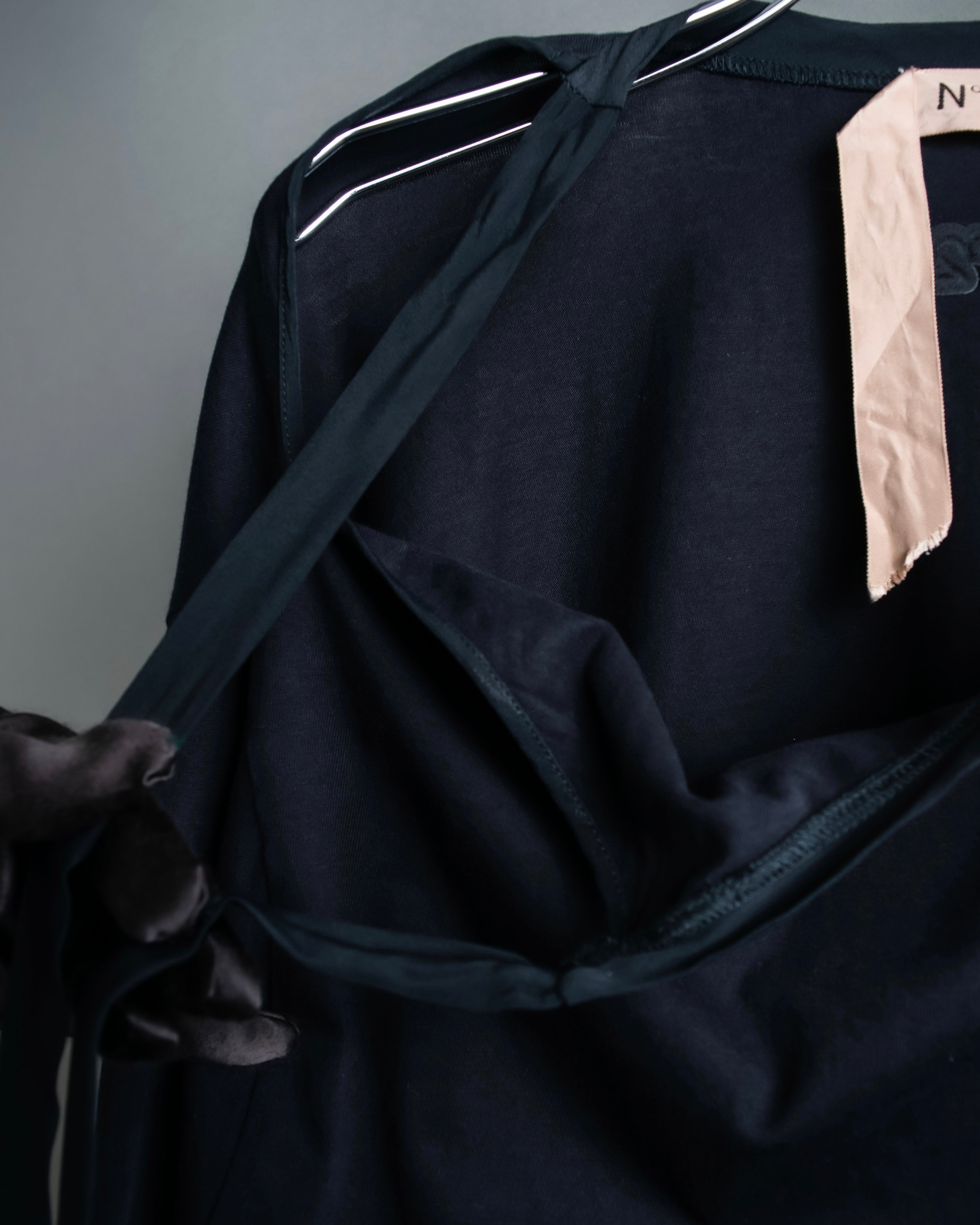 N21 NUMERO VENTUNO Oversized string design tops