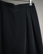 “Christian Dior” 80’s-90’s Silk draped long skirt