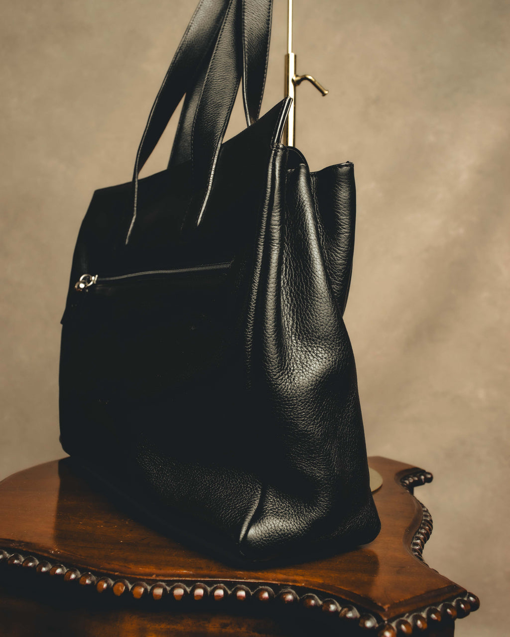 "LOEWE" 90's-00's Classic leather tote bag