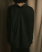 “BALENCIAGA” Button-down collar relaxed shirt