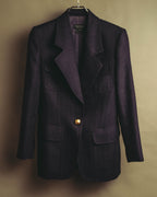 –SPECIAL– “GUCCI” 80’s-90’s Sculptural tailored blazer with gold buttons