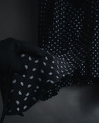 "BALENCIAGA" All-over Logo Bow-Tie Blouse