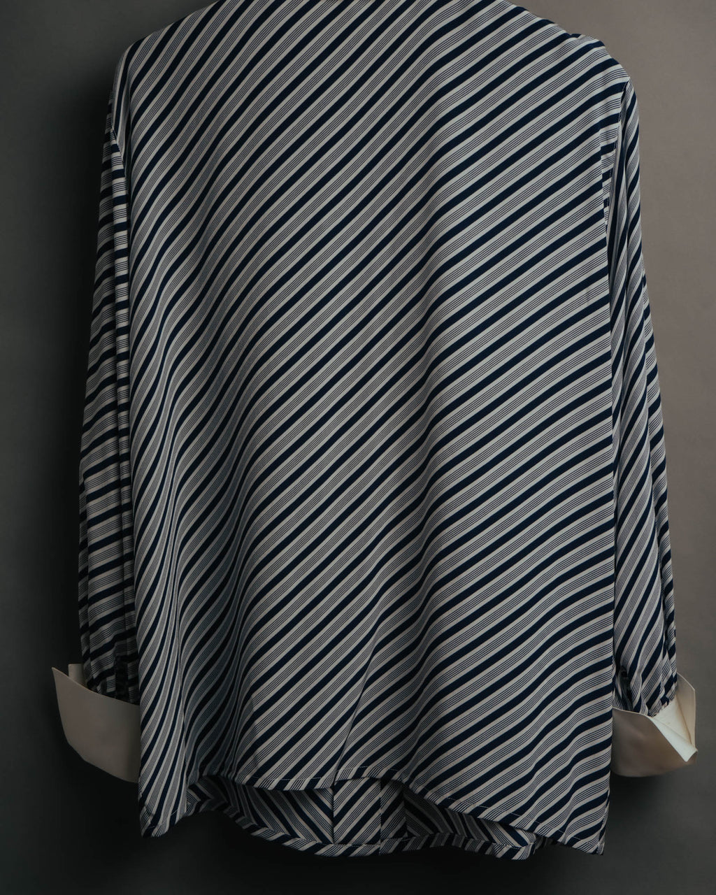 "Christian Dior" 80's-90's Striped silk blouse