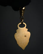 “GUCCI” 70’s-80’s Crest shield charm with spring clasp