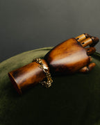 "Christian Dior" 80's-90's Gold-tone chain bracelet