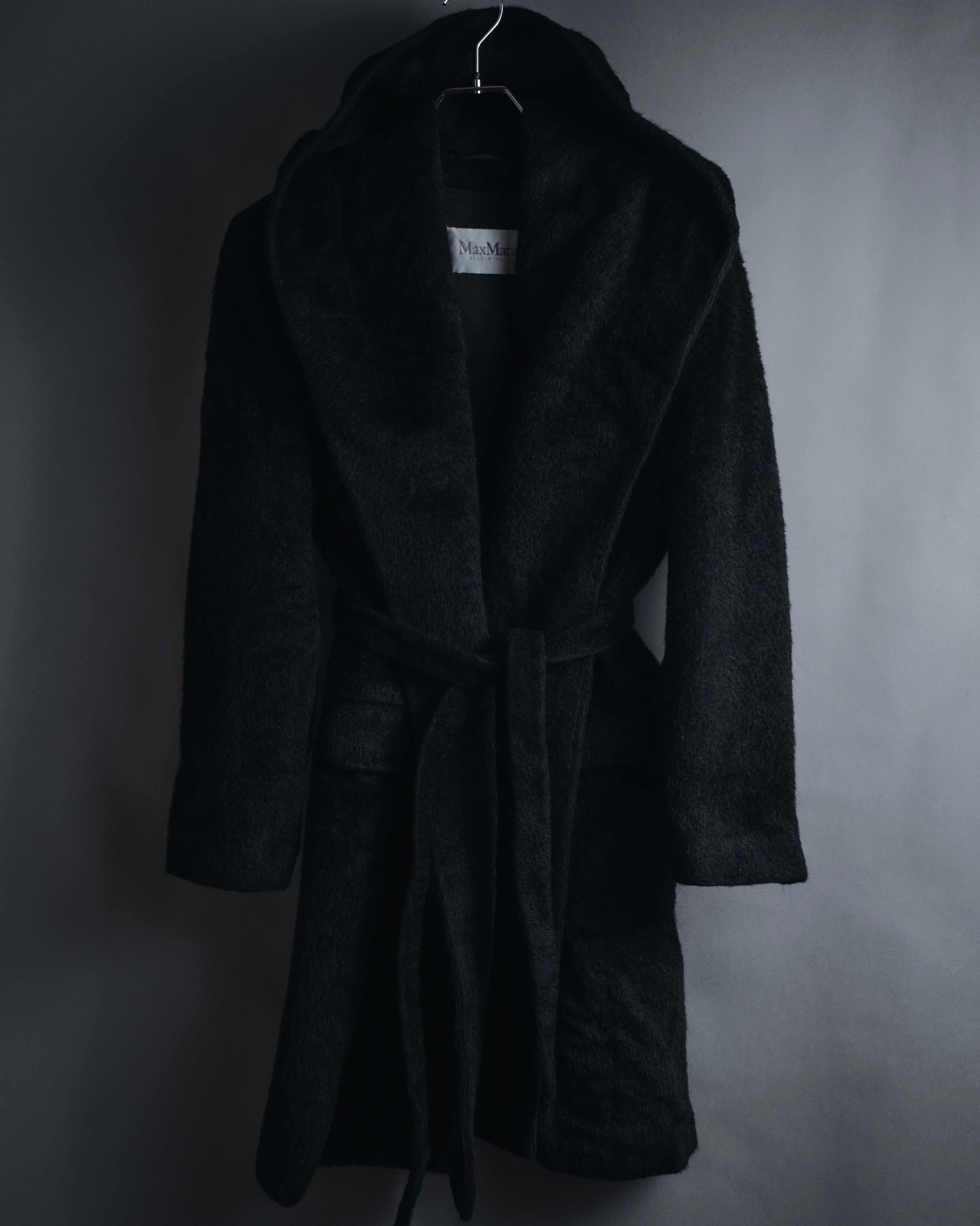 MaxMara アルパカ　フーディーコート Max Mara (マックスマーラ) - アルパカ シャギー フーデッド コート
