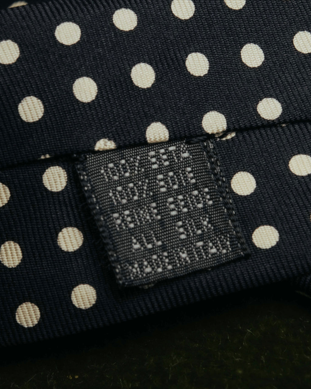 "Jean Paul Gaultier Paris" 90's-00's Graphic dotted silk neck scarf