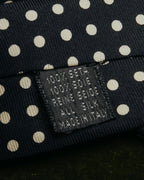 "Jean Paul Gaultier Paris" 90's-00's Graphic dotted silk neck scarf