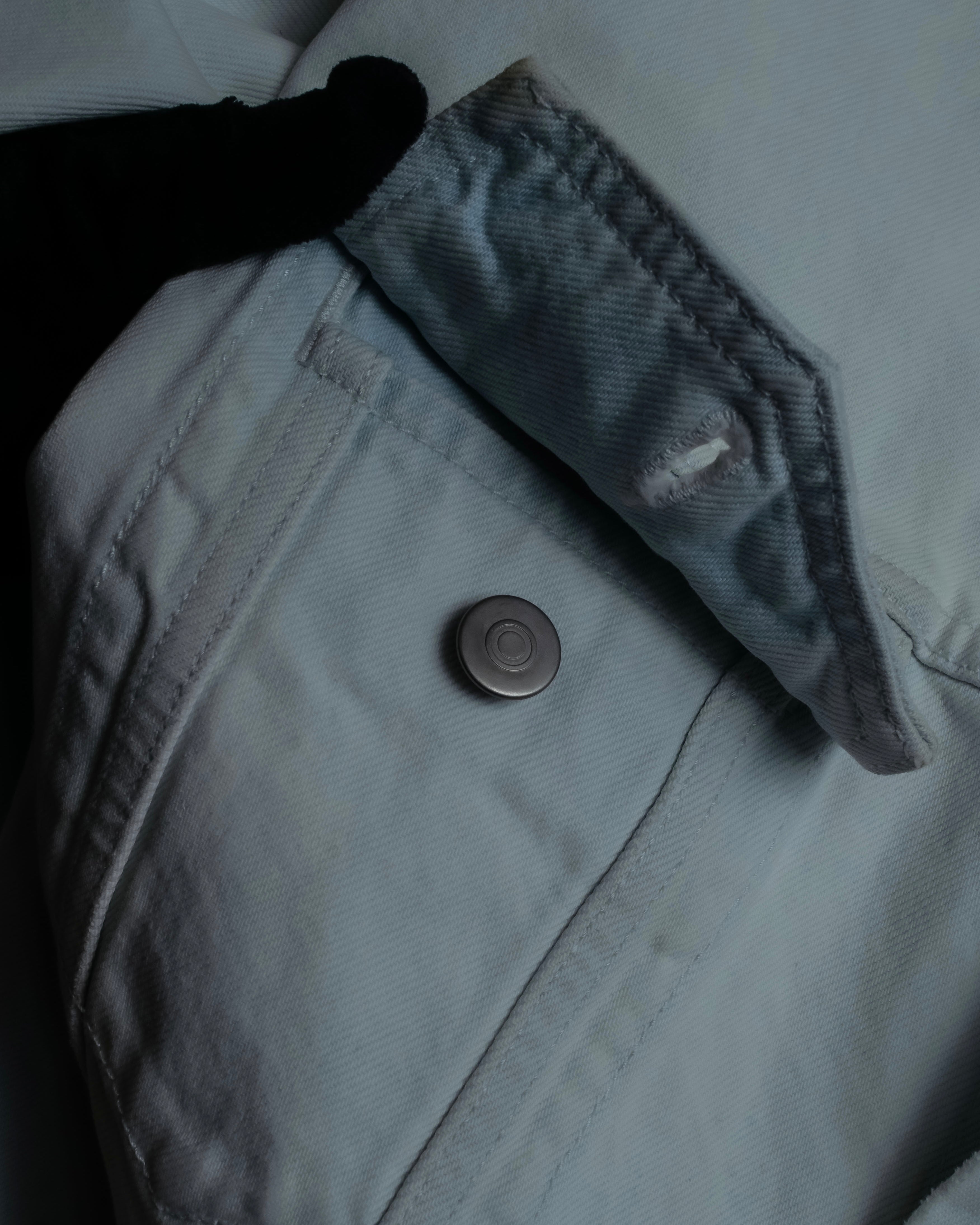 "MAISON MARGIELA" 20SS Washed pale blue denim jacket