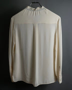 "VALENTINO" Gathered detail ribbon bow tie pullover