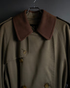 -SPECIAL- "Burberrys" 90's Collar switching two-tone trench coat