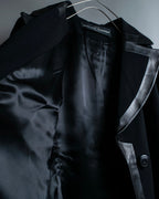 "JEAN-LOUIS SCHERRER" tailored leather lapel jacket