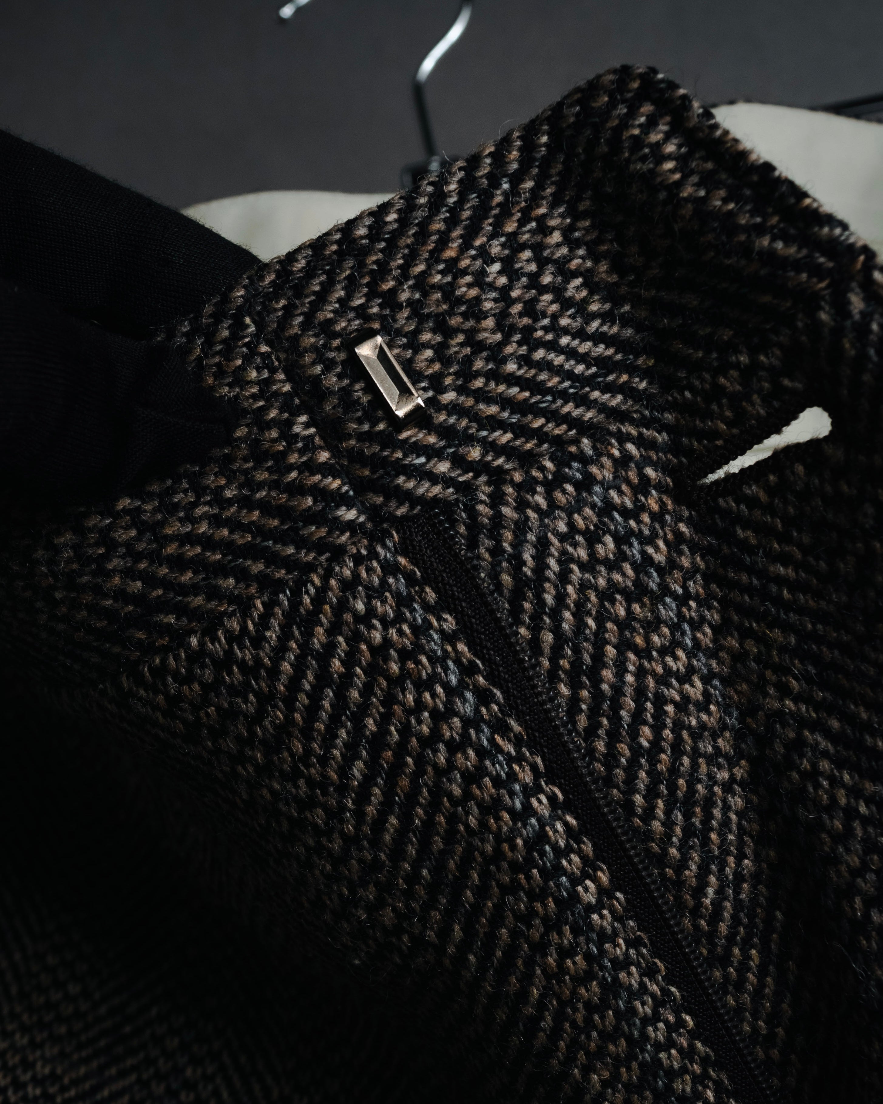 "Burberrys" 90’s Herringbone tweed wool suit set