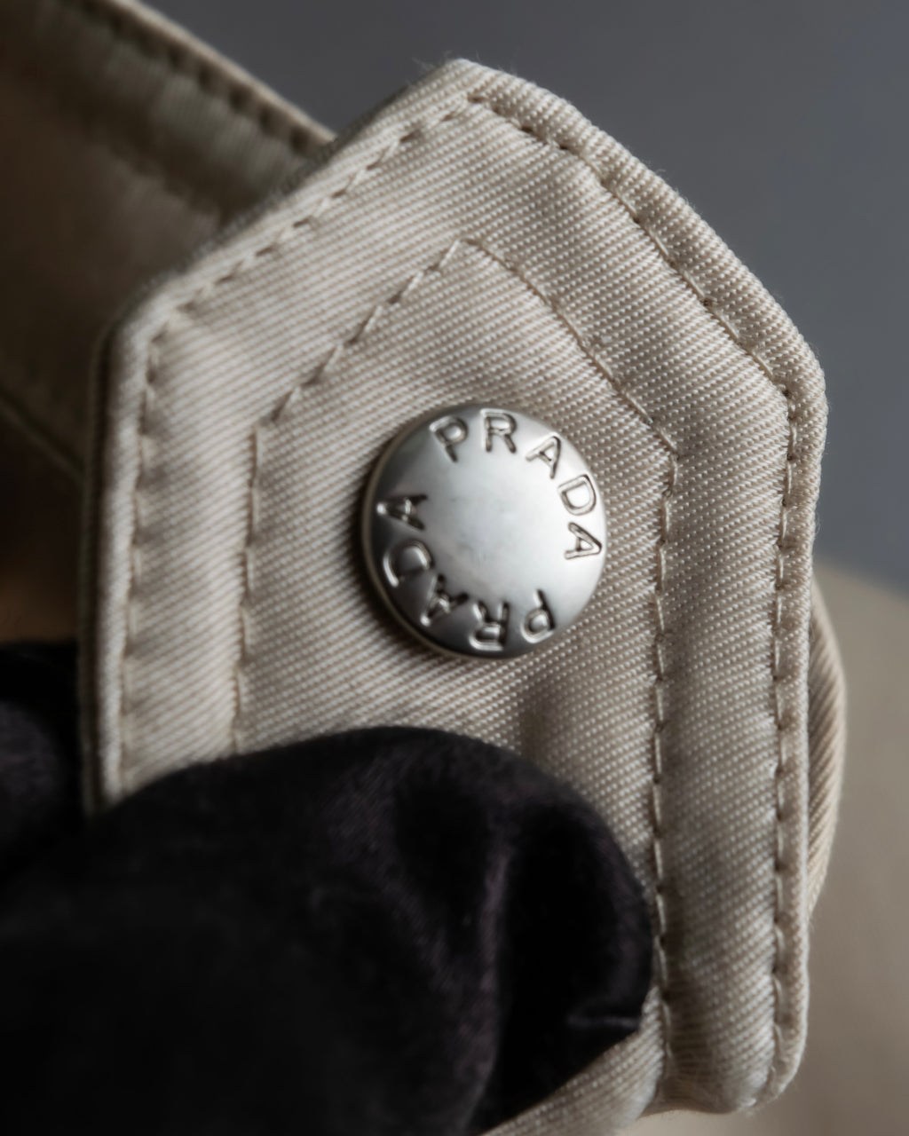 "PRADA" Military detail cotton jacket