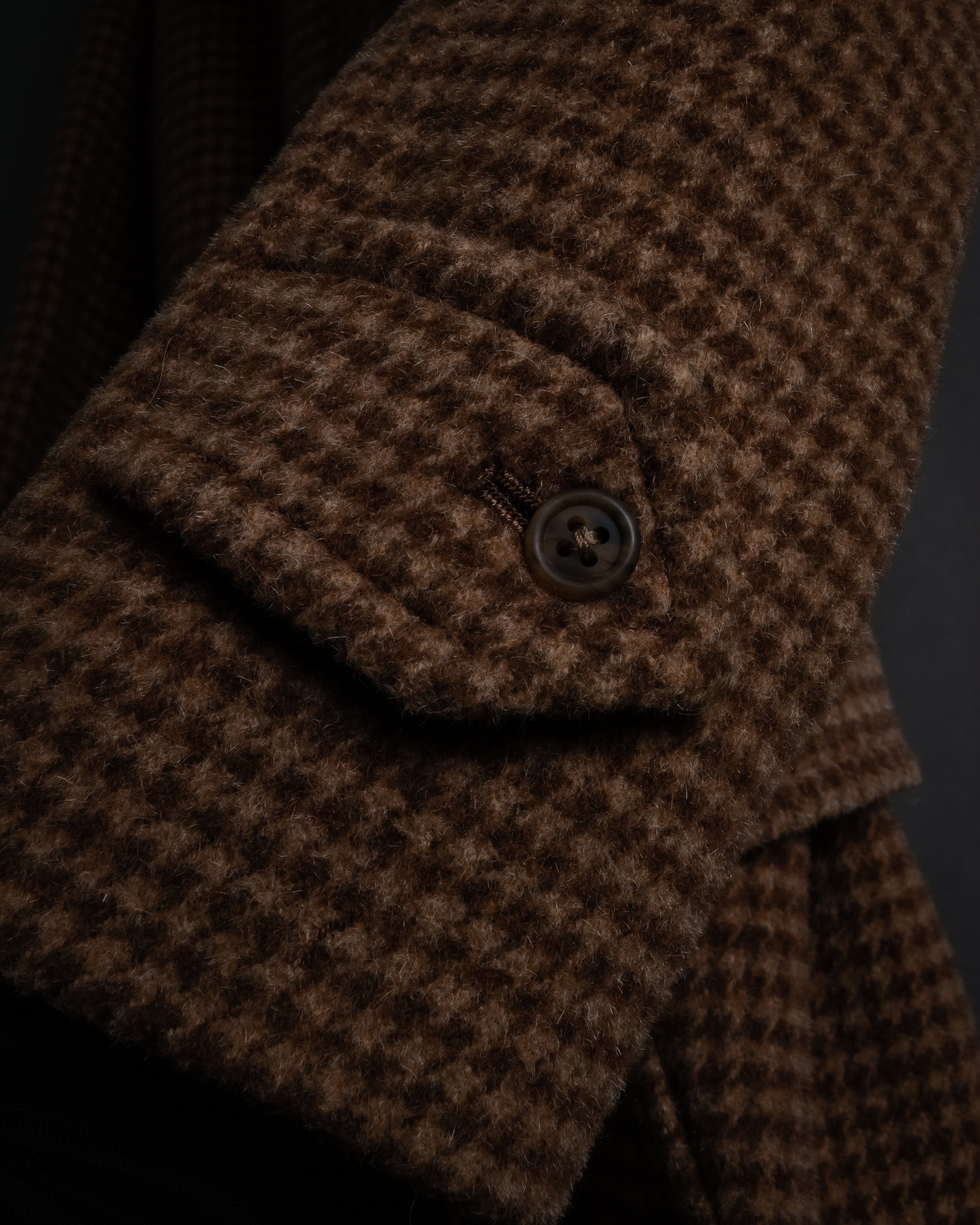 "Burberrys" 80’s-90’s Belted tweed check coat