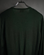 “GUCCI” Late 90’s-10’s Fine gauge v-neck knit