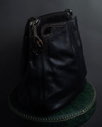 "Cartier" Marcello de Cartier python leather combination bag