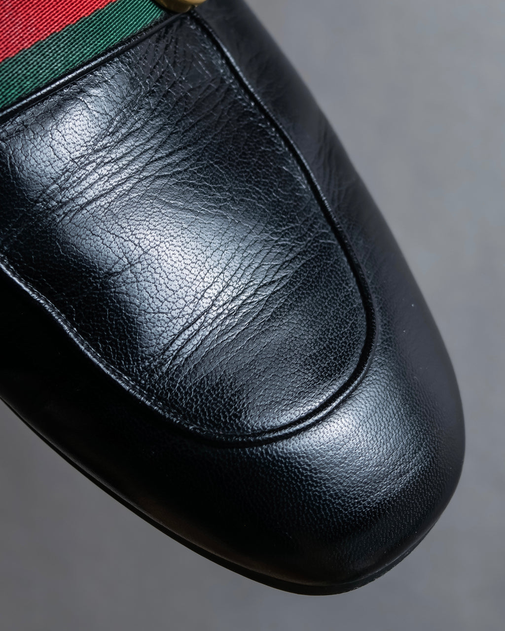 "GUCCI" GG logo design princetown loafers