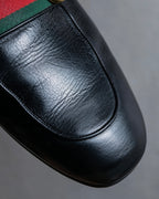 "GUCCI" GG logo design princetown loafers