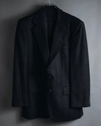 "Burberrys" 90’s dark check wool cashmere blend tailored jacket