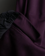 "JEAN PAUL GAULTIER FEMME"
 Beautiful purple color shaped wool tailored jacket