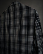 "DRIES VAN NOTEN" 2012-2018 lightweight madras check tailored jacket