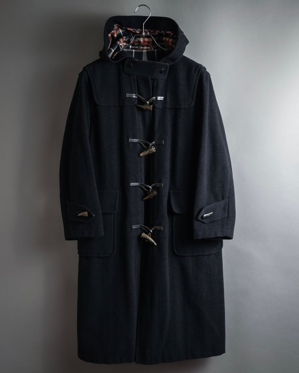 "Burberrys" 90’s heritage duffle coat with check-lined hood