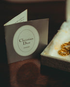 -SPECIAL- “Christian Dior” 80’s-90’s Sunburst amber glass pendant brooch