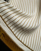 "GUCCI" Gold stripe knit maxi skirt