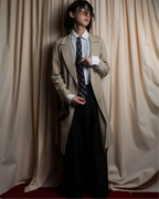 "COMME des GARCONS HOMME"
Argyle check pattern wool necktie