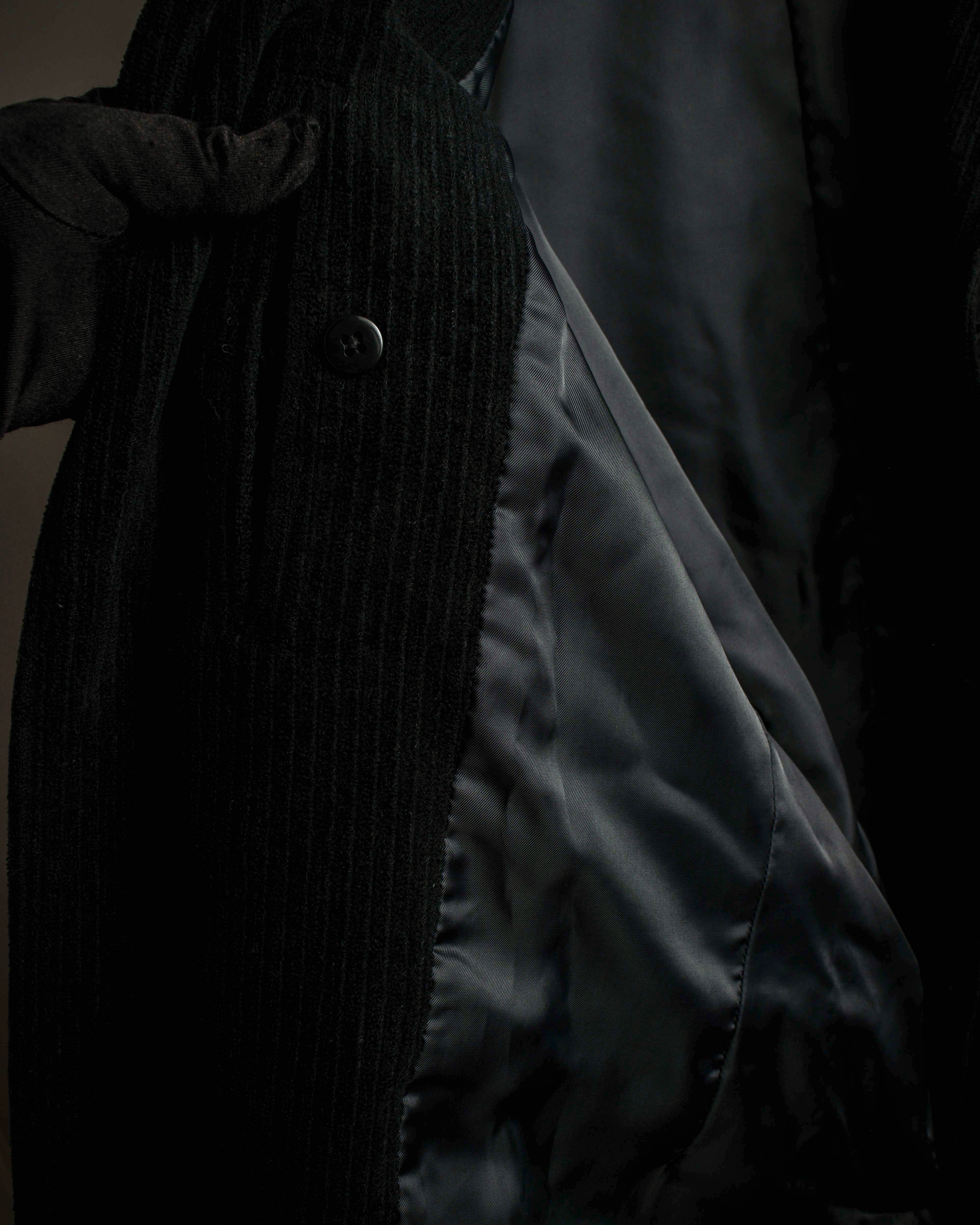 "BURBERRY" Thick wale corduroy oversized tailored jacket