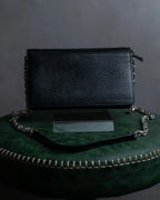"MAISON MARGIELA" Calf leather chain shoulder wallet bag