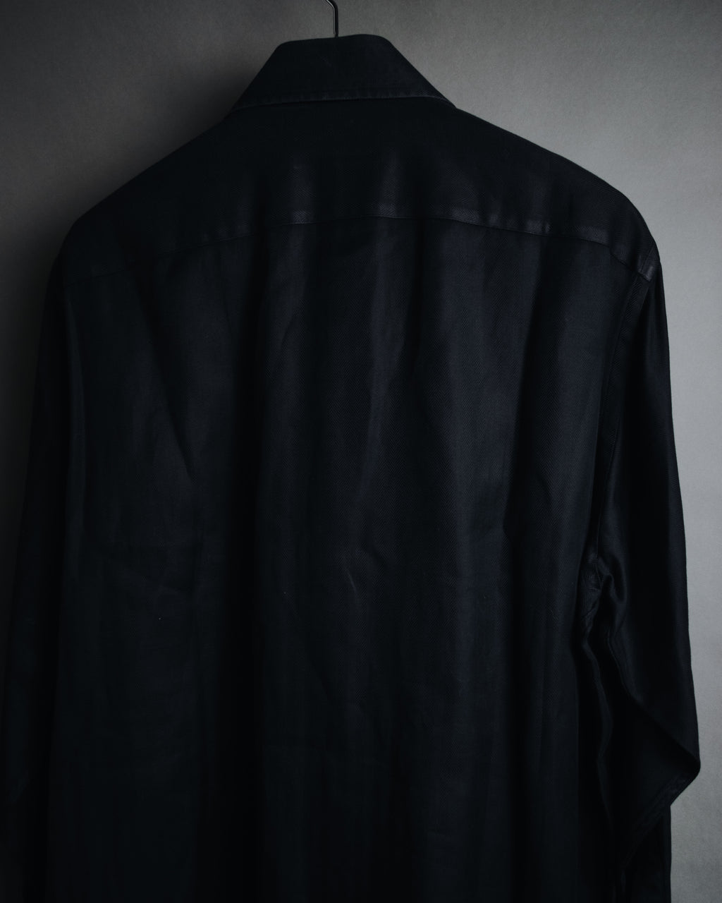 "GUCCI" 2008-2010 Herringbone wide collar dress shirt