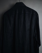 "GUCCI" 2008-2010 Herringbone wide collar dress shirt