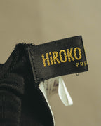 "HIROKO KOSHINO PRET" 90's-00's Elegant lace panel sleeveless maxi dress