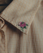 "GUCCI" 2010's-20's Romantic embroidered lace blouse