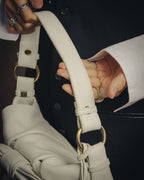 -SPECIAL- “Yves Saint Laurent” 2004-2011 Pilati era bow leather shoulder bag