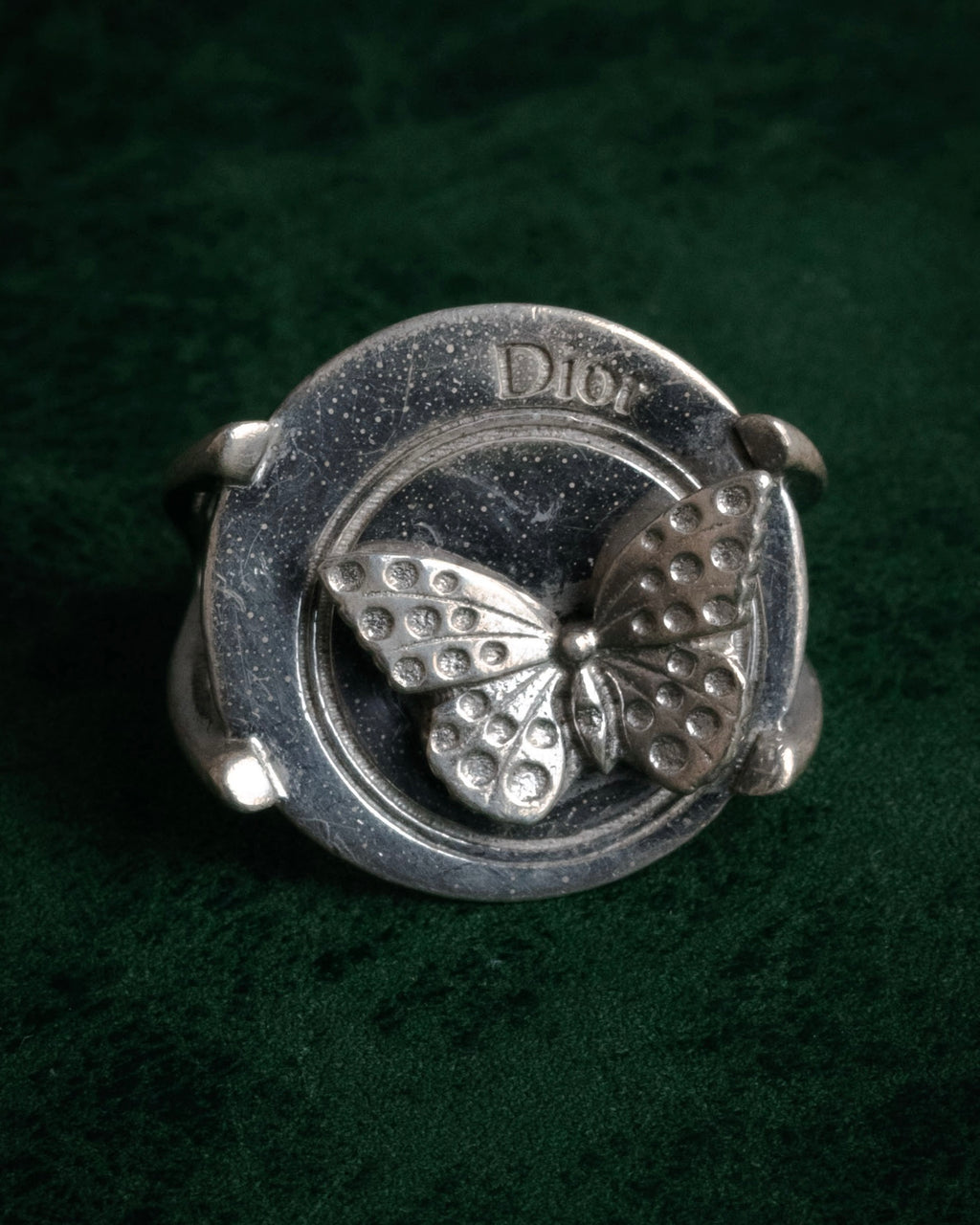 “Christian Dior” 2000’s Butterfly motif sculptural ring