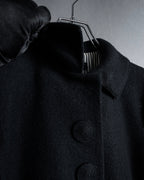 "Marc Jacobs" A soft flowing flared silhouette long coat