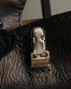 "Chloé" 2000's two-tone leather structured tote bag