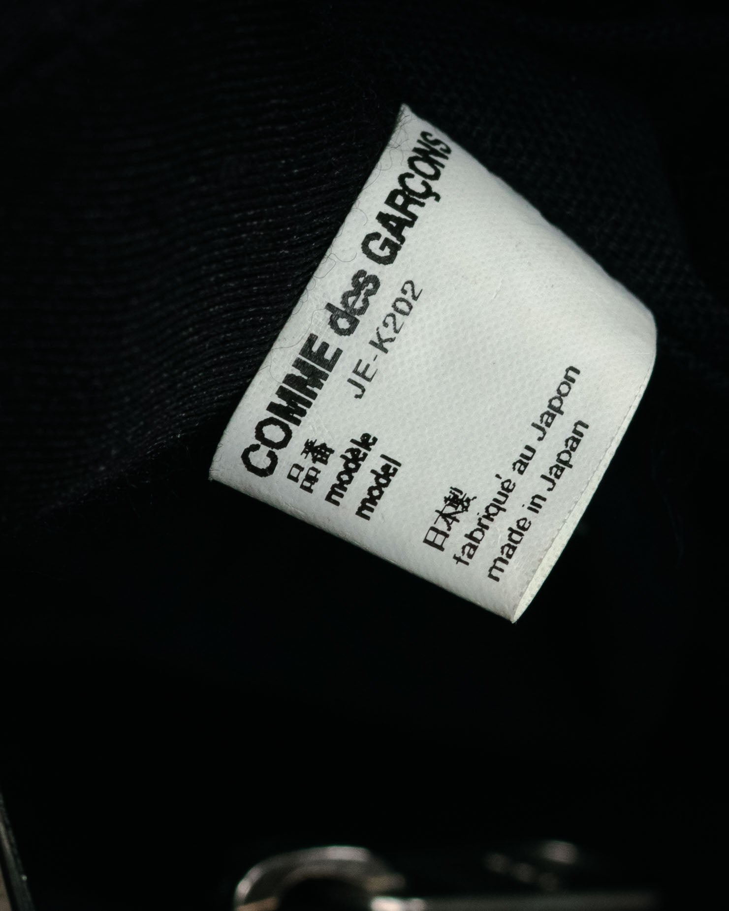 “JUNYA WATANABE COMME des GARÇONS” 2010’s Houndstooth embossed leather doctor bag