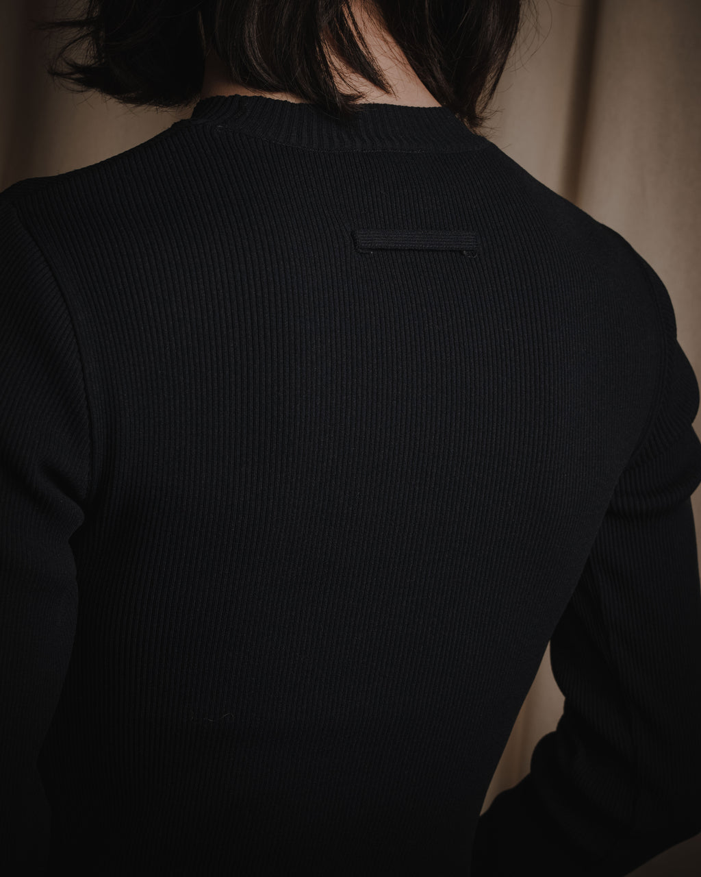 "Jean Paul GAULTIER CLASSIQUE"
Mid 90s nylon rib knit sweater