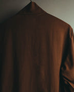"Christian Dior" 80's  Lustrous silk blend long sleeve shirt